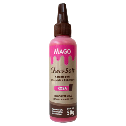 CORANTE P/CHOCO MAGO ROSA 50G - comprar online
