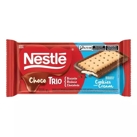 BARRA NESTLE COM BISCOITO BAUNILHA CHOCOTRIO 90GR