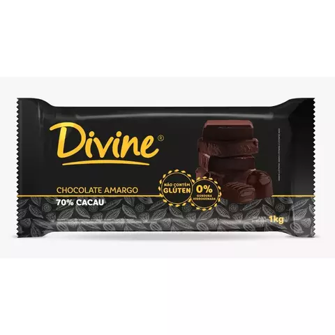 BARRA DIVINE AMARGO 70% 70GR
