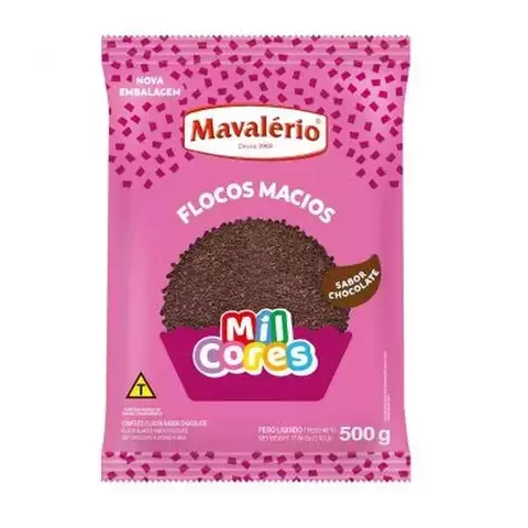 FLOCOS MACIOS MAVALERIO MIL CORES 500GR