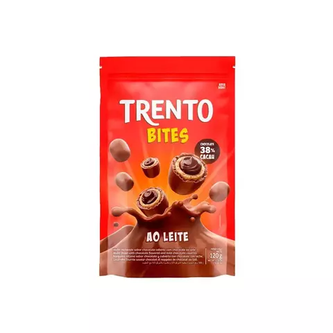 TRENTO BITES AO LEITE POUCH 120GR