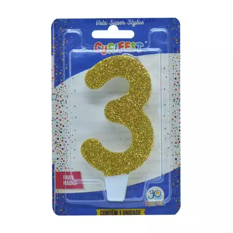 VELA SUPER N DOURADA 3