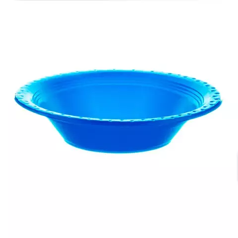 PRATO DESCARTAVEL 15CX AZUL FRACO