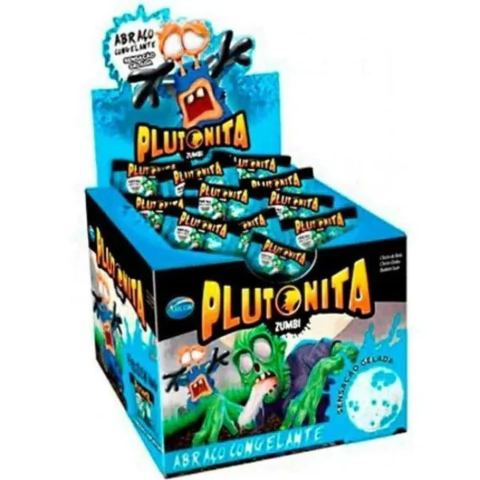 CHICLE PLUTONITA ARCOR ABRAÇO CONGELANTE 40UNIDADE