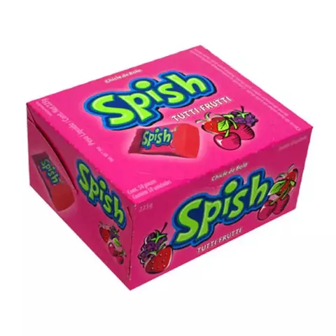 CHICLE SPISH TUTI-FRUTI C/40