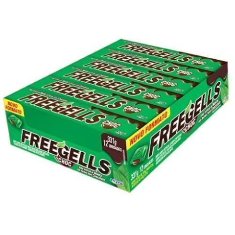 DROPS FREEGELLS MORANGO C/CHOCO C/12UN