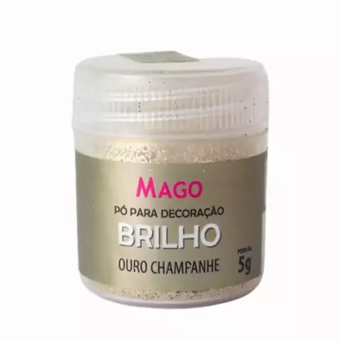 PÓ PARA DECORAÇÃO OURO CHAMPANHE 5G - comprar online