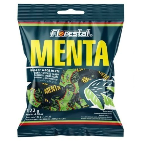 BALA MENTA FLORESTAL 122GR