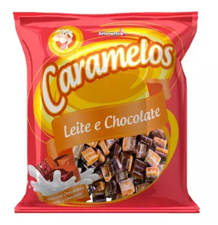 BALA SIMO LEITE E CHOCOLATE 500G