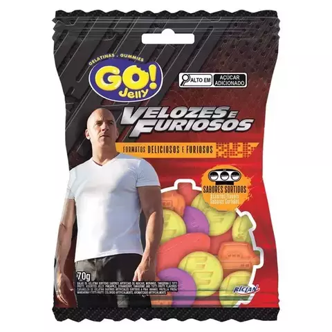 GELATINAS GO GELLY VELOZES E FURIOSOS 70GR - comprar online