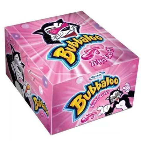 CHICLETE TUTTI FRUTTI BUBBALOO CAIXA 300G 60 UNIDADES