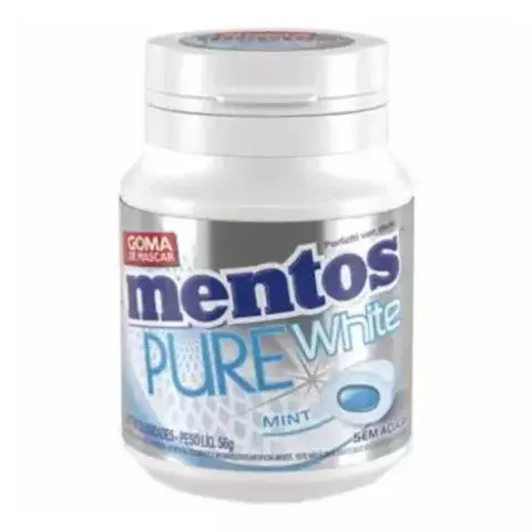 MENTOS PURE WHITE 56GR PT