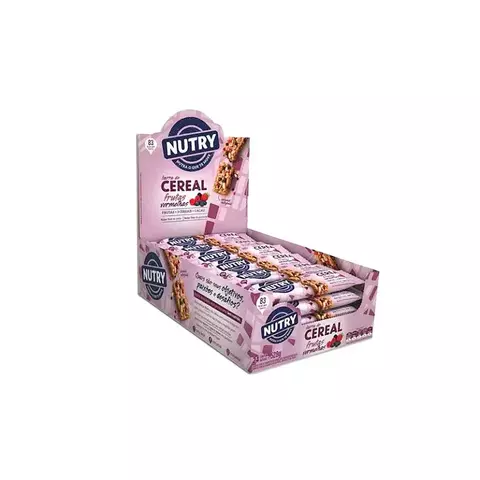 BARRA CEREAL NUTRY FRUTAS VERMELHAS C/24