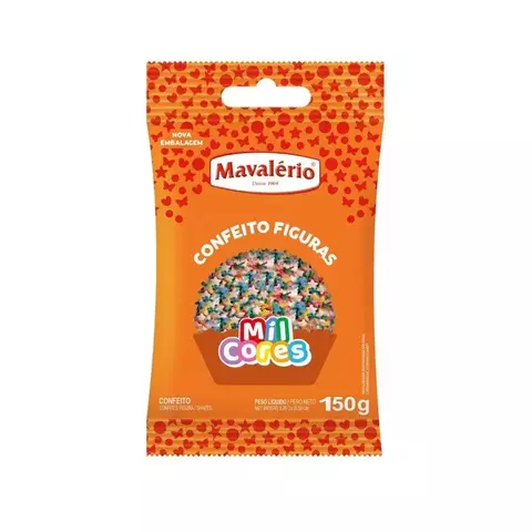 CONFEITO ESTRELINHA MIL CORES 150GR