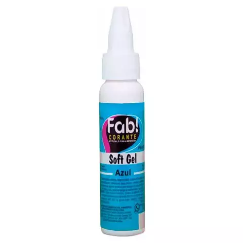 CORANTE SOFTGEL FAB! AZUL MARROM 25GR