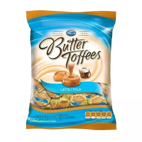 BALA BUTTER TOFFEES LEITE 500GR