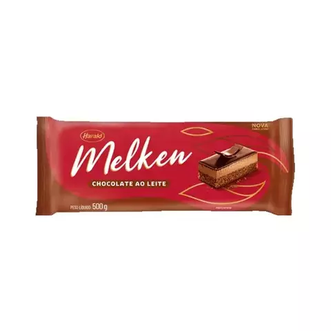 BARRA MELKEN AO LEITE 500GR