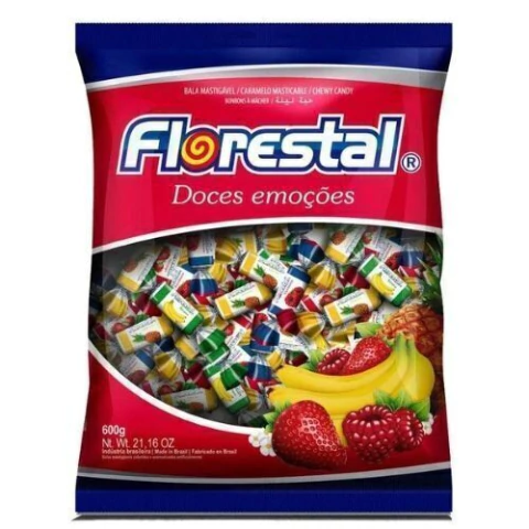 BALA SORTIDA FLORESTAL PACOTE 500G