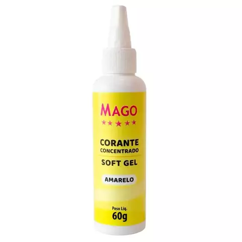 CORANTE SOFT GEL MAGO AMARELO 60GR