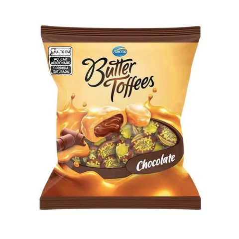 BALA BUTTER TOFFEES CHOCOLATE 400GR - comprar online