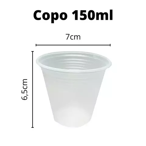 COPO DESCARTAVEL 150ML C/100 FORFEST
