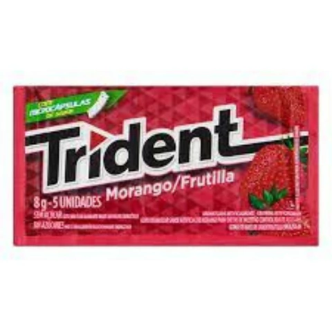 CHICLE TRIDENT MORANGO C/21