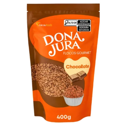 FLOCOS GOURMET CHOCOLATE DONA JURA 400GR - comprar online