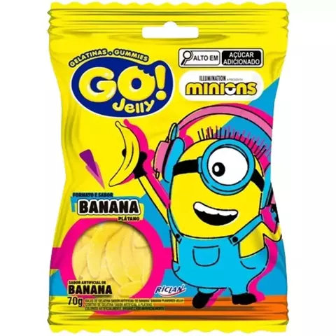 GELATINAS GO GELLY MINIONS 70GR