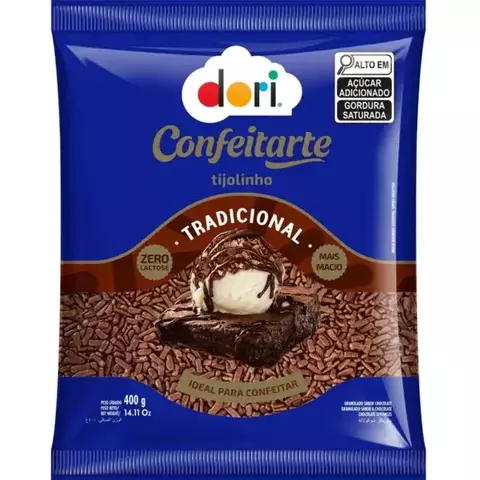 GRANULADO CONFEITARTE TIJOLINHO DORI 400G