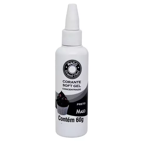 CORANTE SOFT GEL MAGO PRETO 60GR