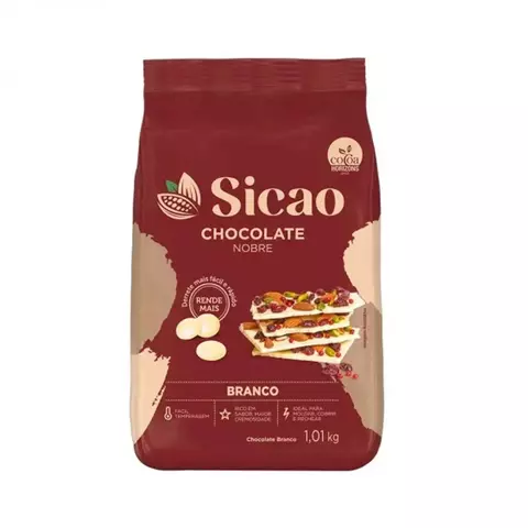 CHOCOLATE NOBRE SICAO BRANCO 1,01KG