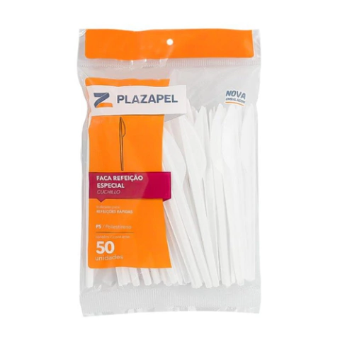 FACA PLAZAPEL REFEIÇÃO C/50 - comprar online