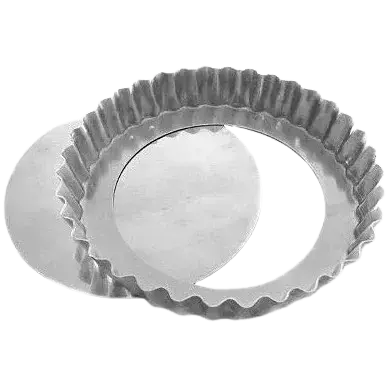 FORMA TORTA DE MAÇÃ LISA 3 F.FALSO C/12 COD.1461 METASA - comprar online