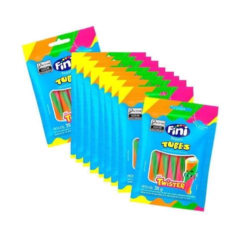TUBES FINI COLORIDO 35GR C/10 - comprar online