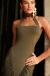 VESTIDO VENEZA VERDE OLIVA | LINHA PREMIUM