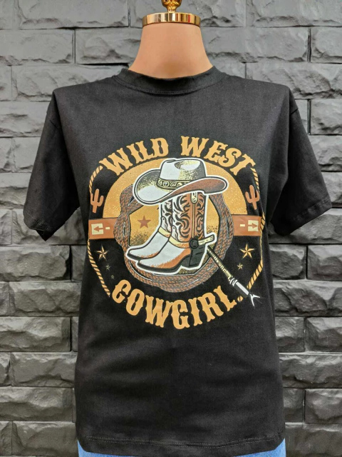 T - SHIRT WILD WEST COWGIRL