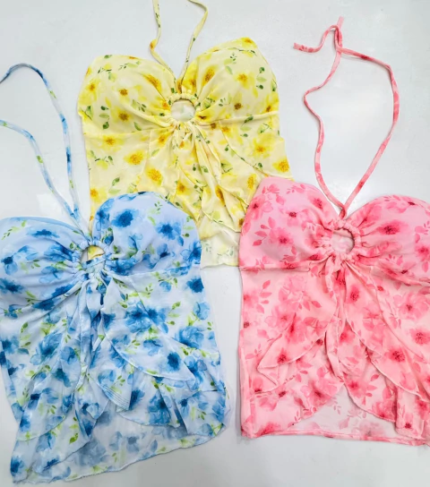 BLUSA FLORES DO VERÃO