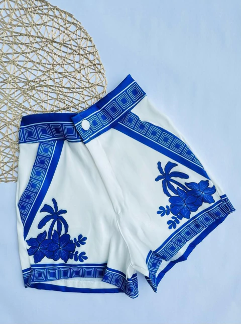 SHORT MARÉ AZUL