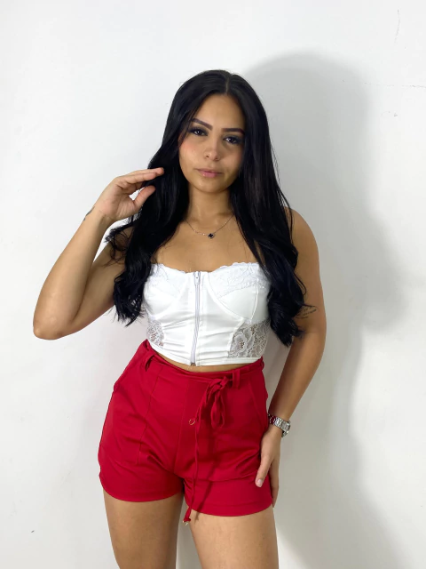 SHORT ALFAIATARIA CINTO