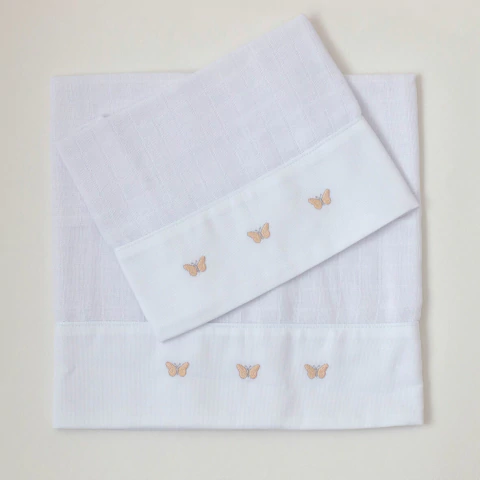 Conjunto Fralda Borboleta