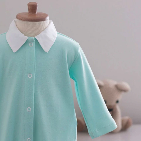 Macacão Play Verde - Suedine