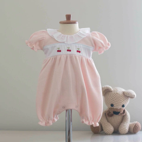 Macacão Verão Cerejinha - Tricotil