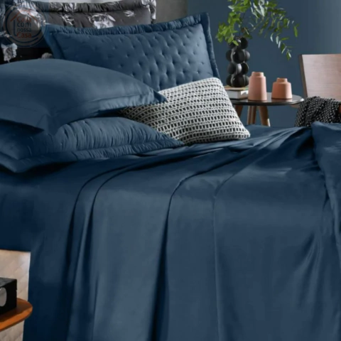 Jogo de Cama Casal 3 peças Toque de Algodão Hedrons