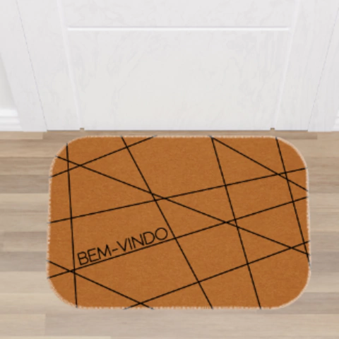 Tapete Decorativo 34cm X 60cm para Entrada de Porta - comprar online