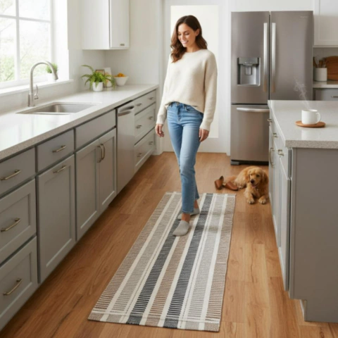 Passadeira Artesanal 47cm X140cm Multicor MC2 - comprar online