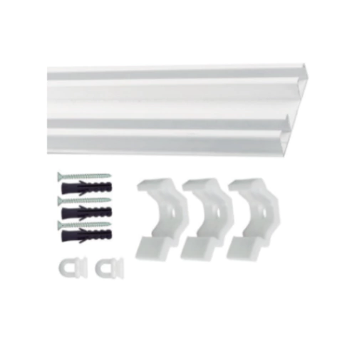 Kit Trilho Deslizante Duplo 3mt Branco Bella Arte - comprar online