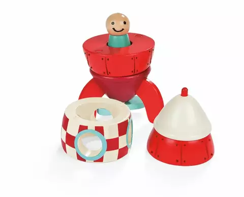 Foguete magnético de madeira - comprar online