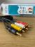 Cable Auxiliar 3.5mm 1 a 3 RCA AV Estéreo y Video - 1.5M - IRM - comprar en línea