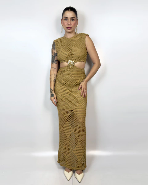 Vestido Saint Tropez - Areia - comprar online