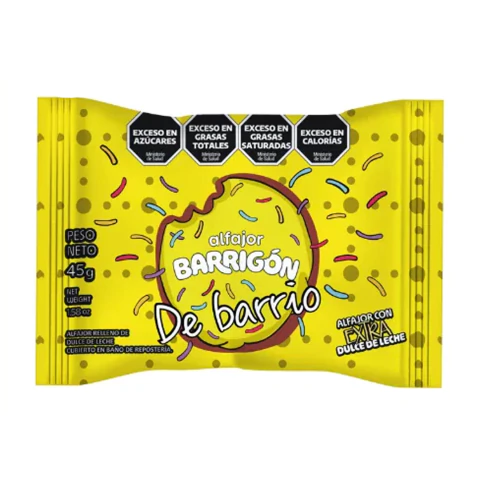 Alfajor Barrigón de Barrio Negro 45 g - comprar online